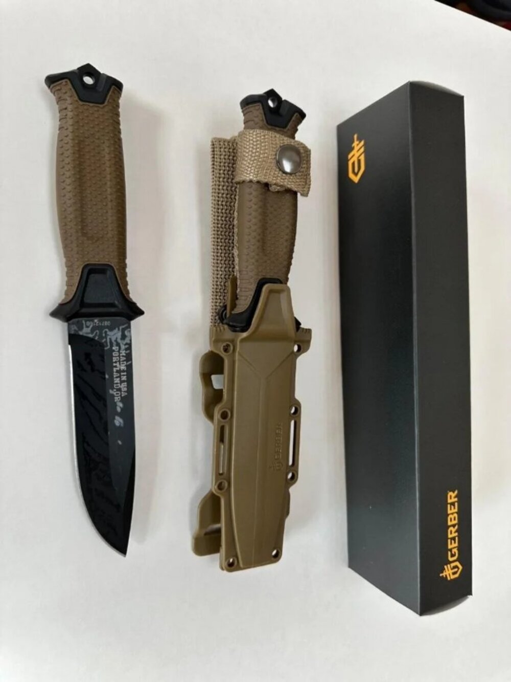Gerber Outdoor Utility Knife with Sheath – Durable Fixed Blade Survival Knife